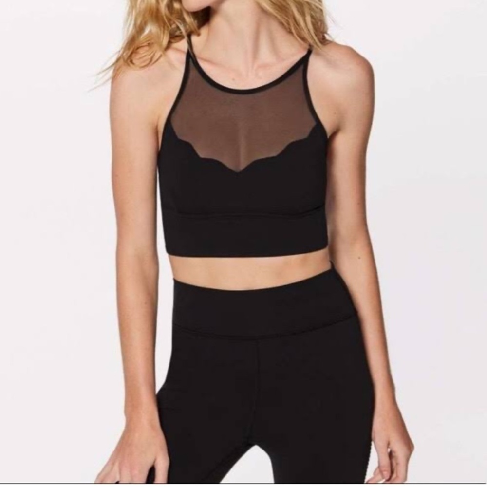 Lululemon size 8 black adore your core bra